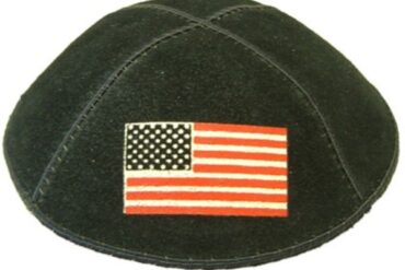 Parshat Vayeilekh - American flag kippa