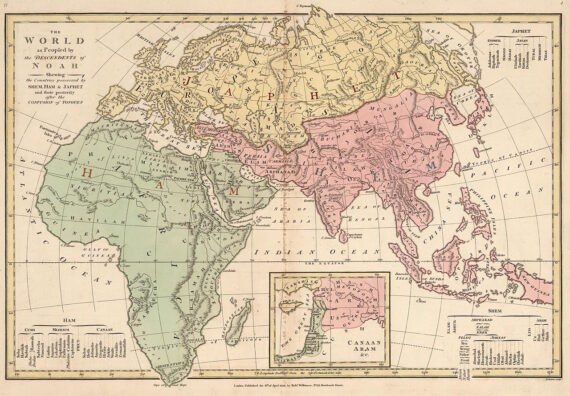 Map of the descendants of Noah: a cartographer's take on Jewish historiography