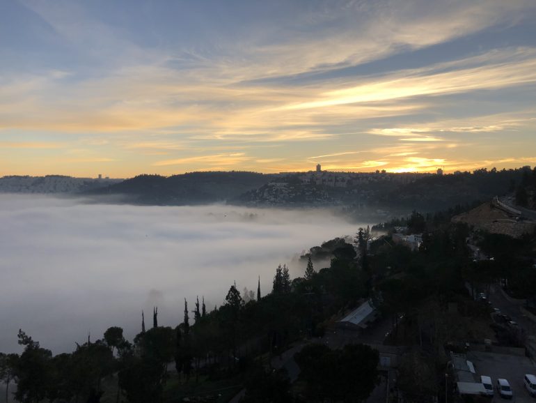 Prayer from a Third Floor Apartment (poem): Jerusalem at dawn