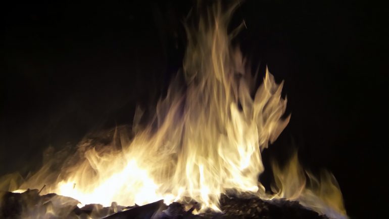 Parshat Shemini: fire blazing