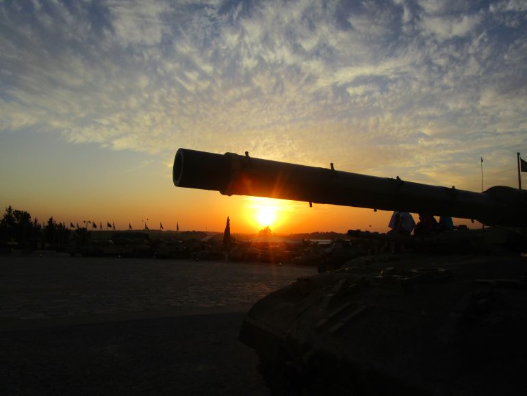 Tanks and a sunset: the fallen and the future