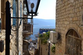 My Tent (poem): view of in Tzfat