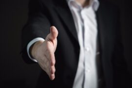 The Patriarchy Speaks French: outstretched hand