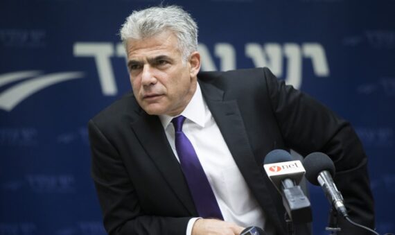 Yair Lapid, head of the Yesh Atid party