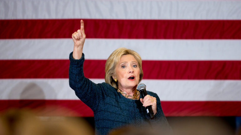 Hillary Clinton, who spreads the gospel of developed countries