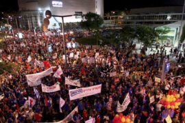 Tel Aviv protest against nation-state bill