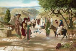 Parshat Ki Tavo - Israelis bringing first fruits to Jerusalem