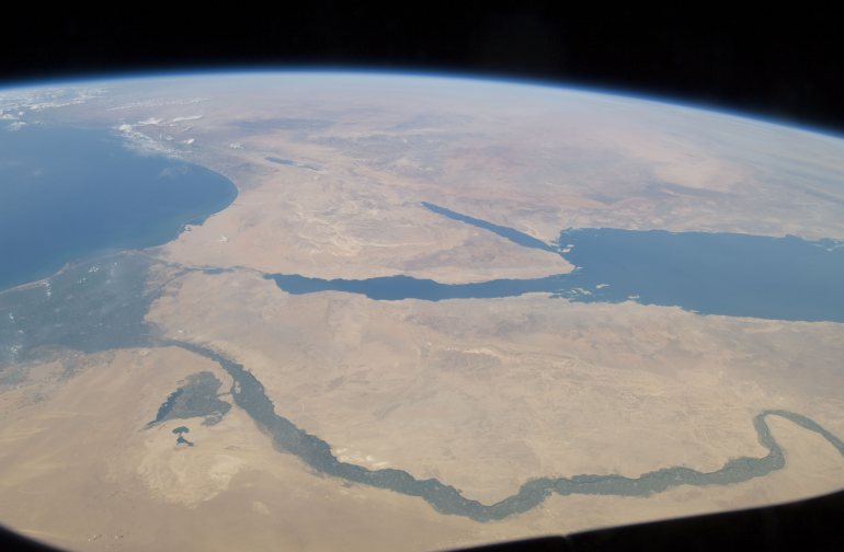 Parshat Ekev - View of Israel from space