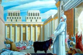 The Yom Kippur service in the Jerusalem Temple
