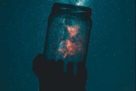 Memory (poem by Yonah ben-Avraham) - Galaxy in a jar