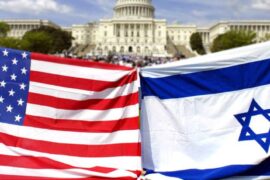 American and Israeli Flags - often a symbol of the "special relationship" between the two. Israel, the West, and the Conflict with Edom.