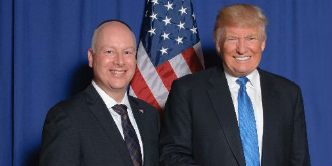 Jason Greenblatt with Donald Trump