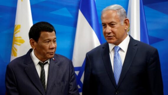 Philippines President Duterte with Israeli Prime Minister Netanyahu