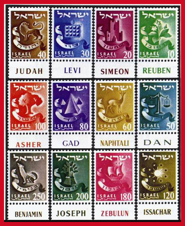 Israeli stamps of the Hebrew tribes, Parshat Vayeḥi