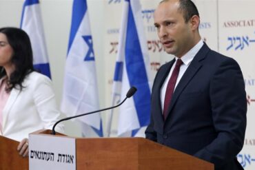 Justice Minister Ayelet Shaked & Education Minister Naftali Bennett