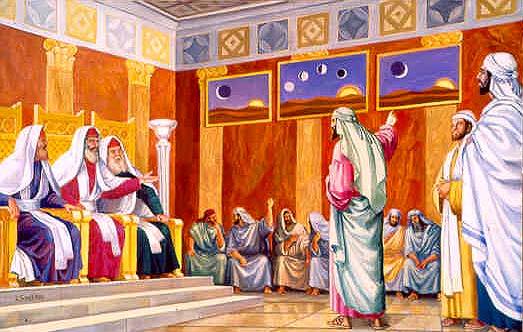 Parshat Mishpatim - people coming before judges in chairs
