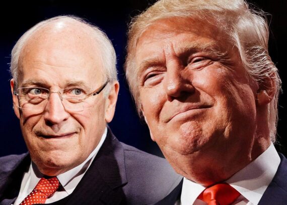 Former US Vice President Dick Cheney & President Donald Trump