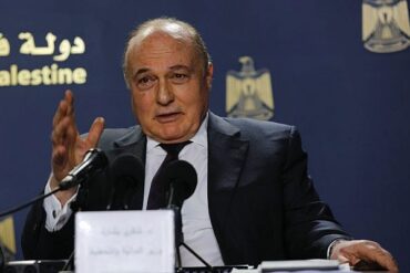 Palestinian Authority Finance Minister Shukri Bishara