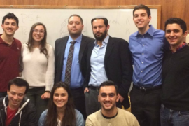 Chris Whitman & Rabbi Yehuda HaKohen at Brandeis University