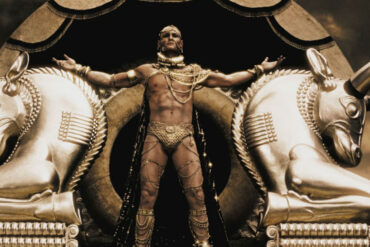 Xerxes I as depicted in the film 300