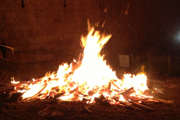 Lag B'Omer Bonfire in Jerusalem