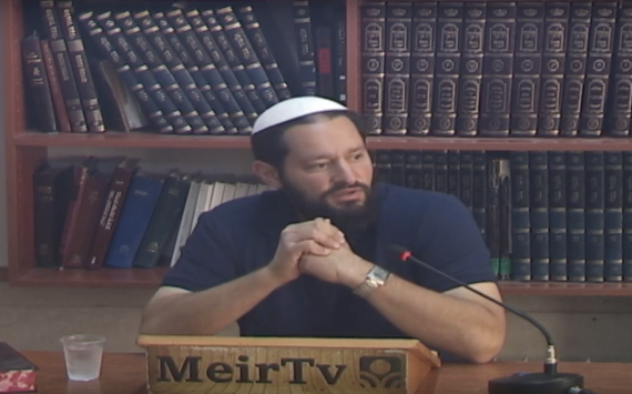 Rabbi Yehuda HaKohen teaching at Machon Meir