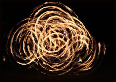 "Playing with Fire" by Yonah ben-Avraham: fiery design