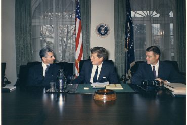 The Shah of Iran with US President Kennedy