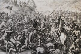 "To Wipe Out Amalek" by Robert Goodman - Ancient battle scene