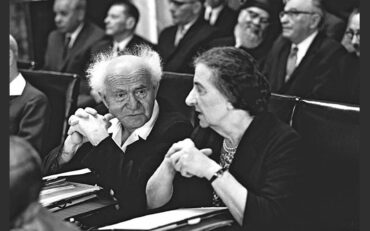 David Ben-Gurion with Golda Meir