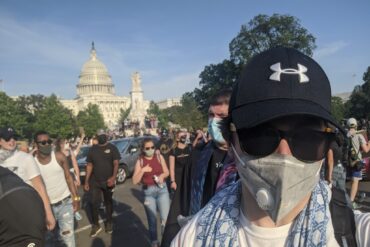 Daniel Kling showing up to racial justice protests
