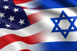 US & Israeli flags