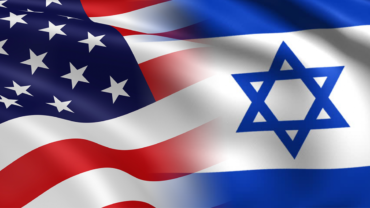 US & Israeli flags